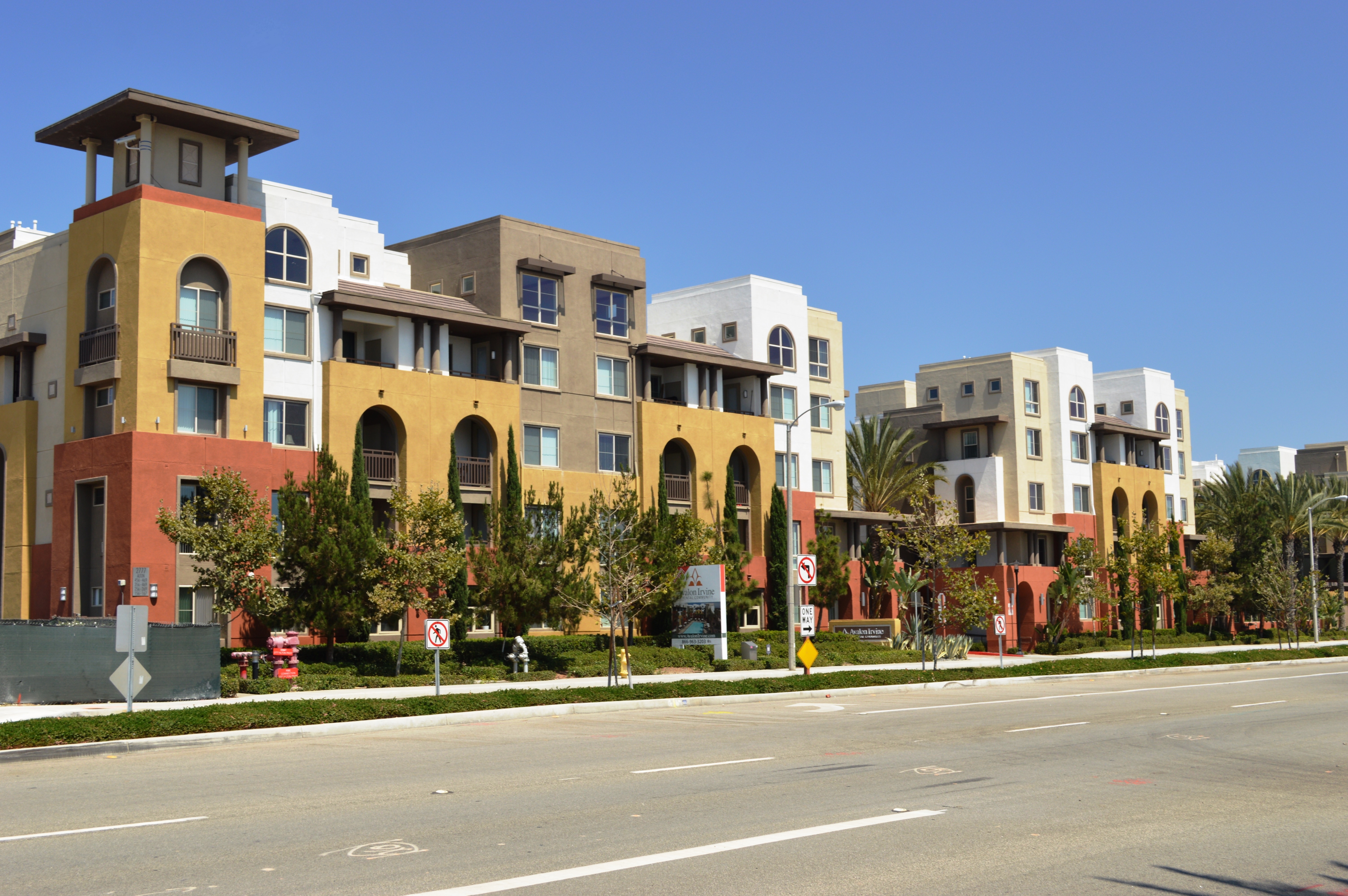 Apartment homes in Irvine, California, photographed in 2014